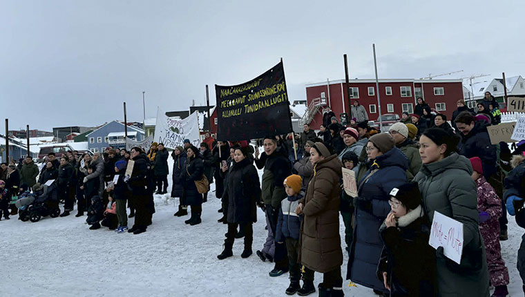 Demonstration i Nuuk