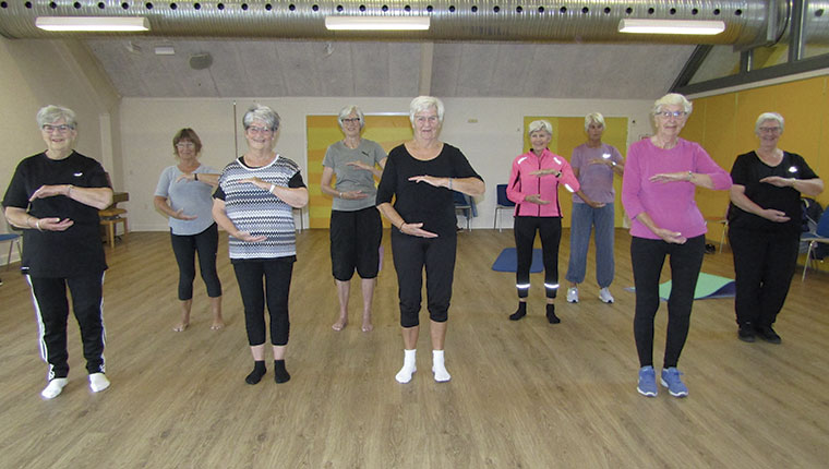 Gitte Gustafsons fredagshold i aktion